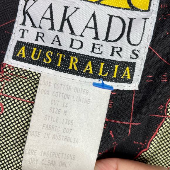 Vintage 80s Kakadu Traders Pink Outback Utility Workwear Distressed Jacket M - Picture 14 of 14
